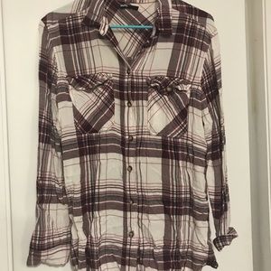 Urban Outfitters plaid long sleeve top